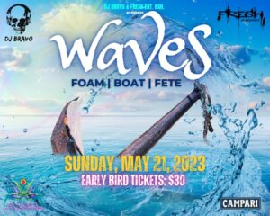 Bahamas Carnival Sunday May 21, 2023 Nassau, Bahamas Wave Foam Boat ride