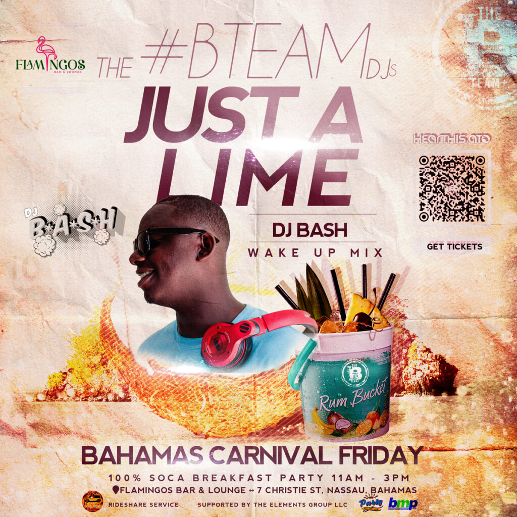 Just a Lime Baamas Carnival Breakfast Kickback  Wake Up Mix
Let's spread some Caribbean vibes and share the love of soca music with the world! Get ready to experience the best time of your life at Bahamas Carnival. 🌴🎶 #Soca #BahamasCarnival