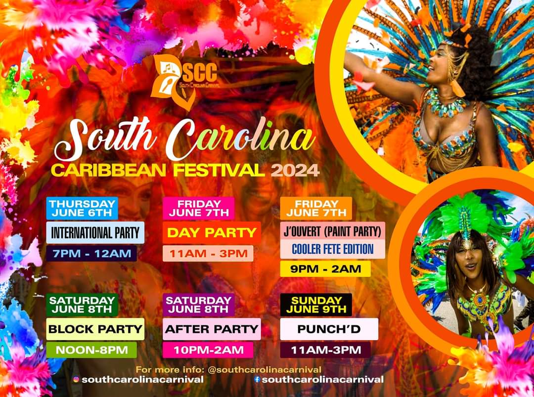 Get ready for an epic celebration of Caribbean Culture at the S C Caribbean Festival, where sizzling music and mouthwatering food awaits.